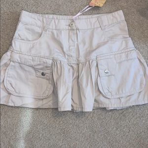 Y2k fit flair Punk/Prep Cargo Skirt NWT